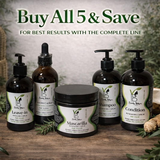 Beauty Vicky #1 Complete Hair Care Combo – 5-Piece Natural Hair Care Set